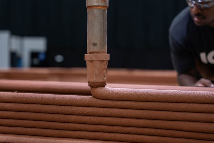3D printing technology is used to simulate the Martian habitat 3D printing technology is used to simulate the Martian habitat